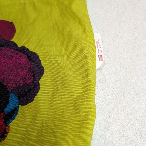 Vintage Trader Joe's Yellow and Purple Tote Bag - Picture 4 of 7